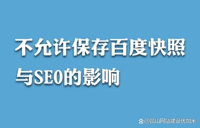 百度快照“消失”網(wǎng)站seo還能做嗎？